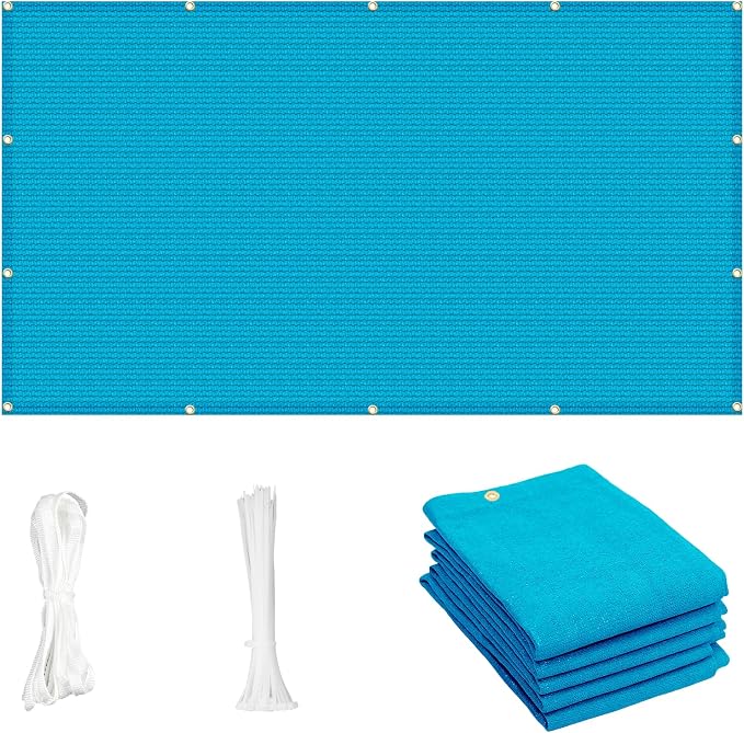 Cool Area Sun Shade Cloth with Grommets 8×18 FT Shade Panel Shade Tarp Screen by CoolArea