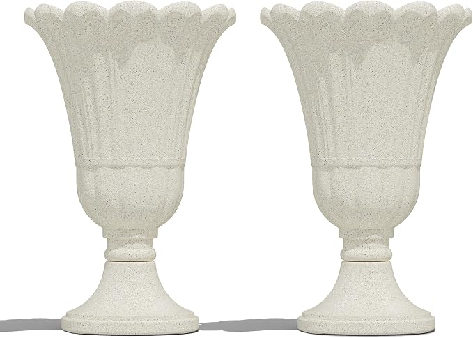 23" Tall Planters for Outdoor Plants Set of 2, Planter - Image 8