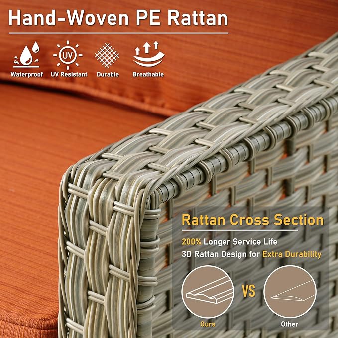 HOOOWOOO 5 Piece Patio Set - Image 6