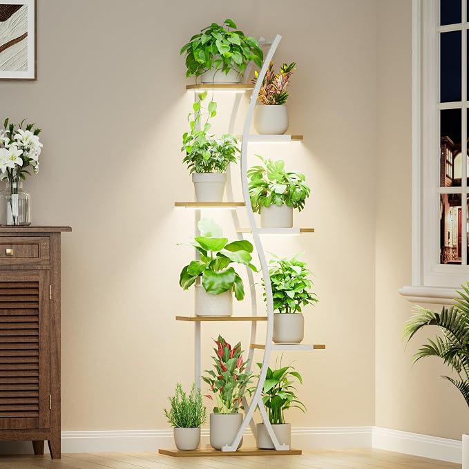 62" Plant Stand Indoor with Grow Lights - Image 2