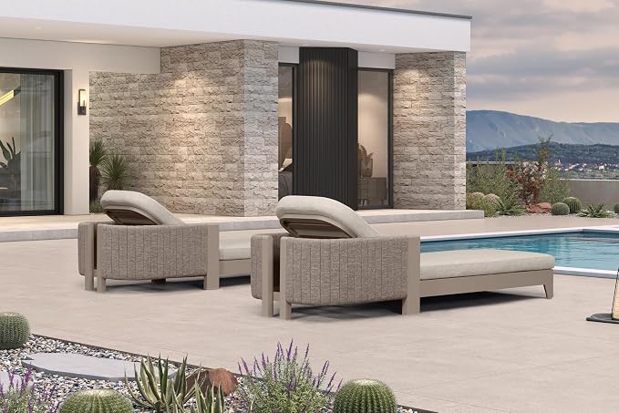 PURPLE LEAF Patio Chaise Lounge - Image 9