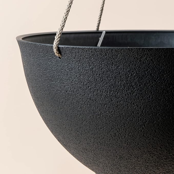 LA JOLIE MUSE Hanging Planters for Outdoor Plants, Large Hanging Planter - Image 8