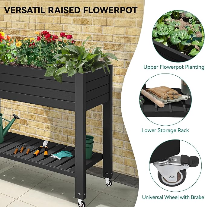YITAHOME 3.6x1.5x2.8 FT Elevated Garden Bed Kit - Image 3