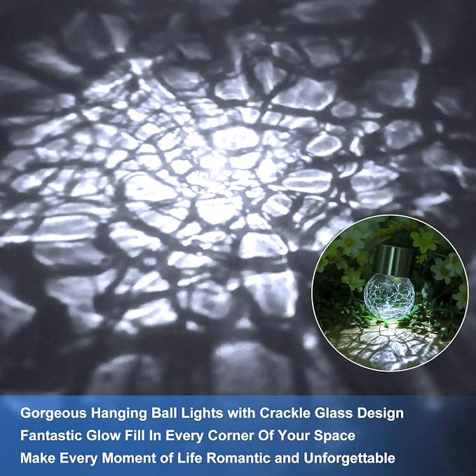 12Pack Outdoor Hanging Solar Lights - Image 4