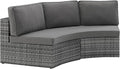 Crosley Furniture Catalina Outdoor Sectional Sofa, 3-Person Wicker Patio Couch by CrosleyFurniture