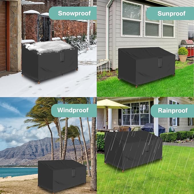 Luv4babe Outdoor Couch and Sofa Cover Waterproof, Heavy Duty and Weatherproof - Image 6