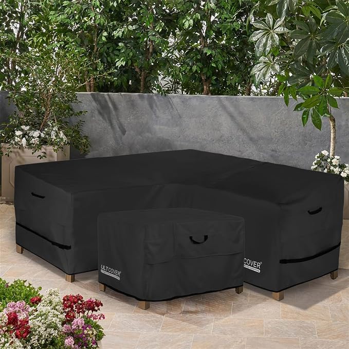 ULTCOVER Patio V-Shaped Sofa Cover Waterproof - Image 6