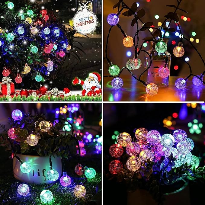 Solar String Lights Outdoor 50Led 24Feet - Image 4