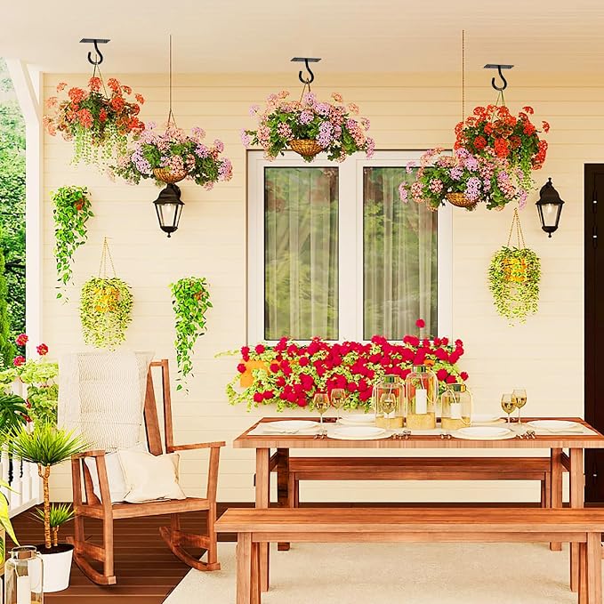 6Pack 2.5Inch Ceiling Hooks for Hanging Plant, Hanger for Indoor and Outdoor - Image 5