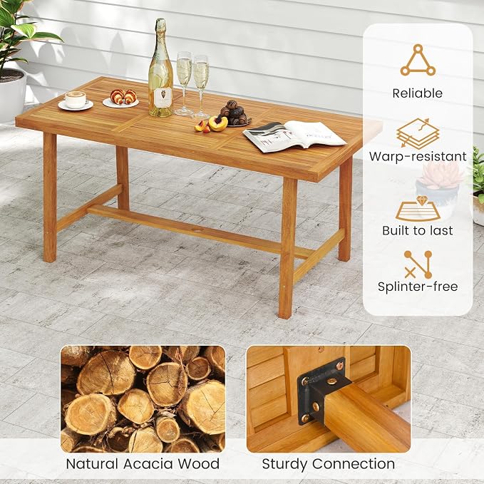 Tangkula 3 Piece Patio Dining Set - Image 5
