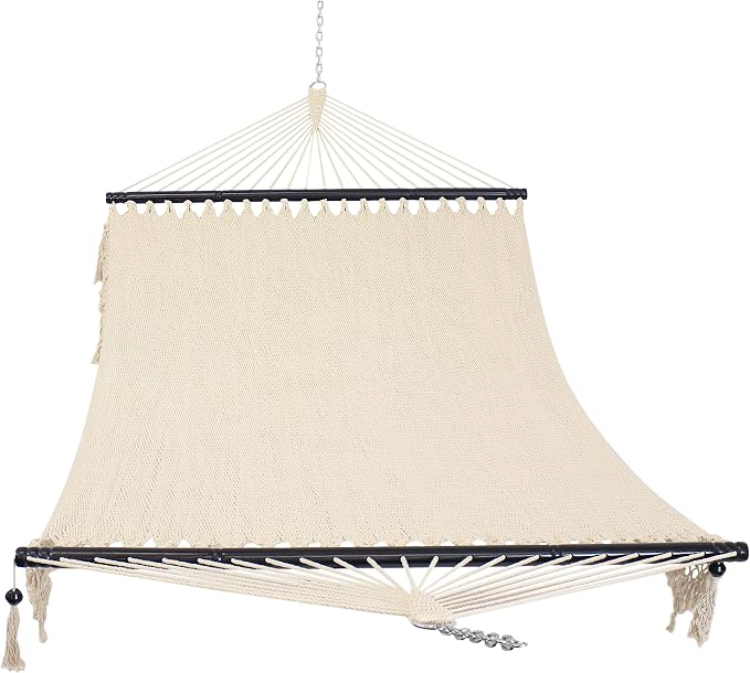 Sunnydaze Woven Double Hammock for Outside by SunnydazeDecor