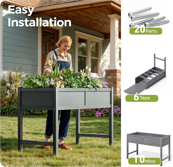 TT Nature HDPE Raised Garden Bed - Image 7