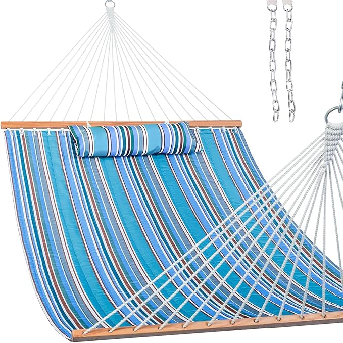 Lazy Daze Hammocks 12 FT Quilted Fabric Double Hammock by LazyDazeHammocks