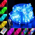 LitHome 50 FT Solar Rope Lights Outdoor Waterproof, 18 Colors Changing 150 LED by LitHome