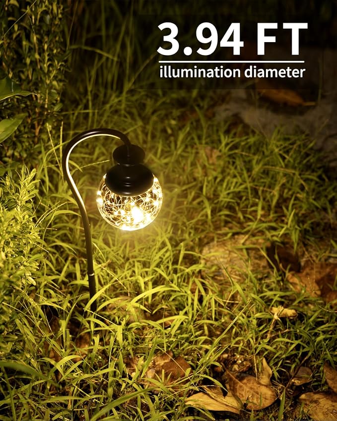 Low Voltage Globe Garden Lights, Landscape Lighting Low Volt Glass Pathway - Image 4