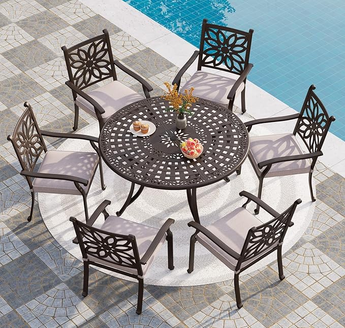PHI VILLA Round Patio Dining Tables - Image 2