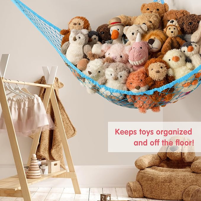 Stuffed Animal Storage Hammock Net Corner - Image 4