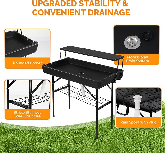 VINGLI Portable Cooler Table - Image 6