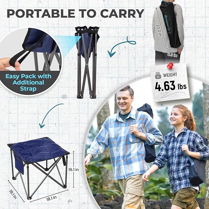 FUNDANGO Oversized Camping Stool - Image 3