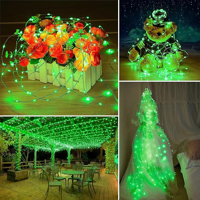 Solar String Lights Outdoor Waterproof 2 Pack Total 66ft 200LED 8 Modes Twinkle - Image 6