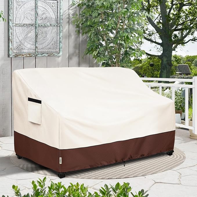 2-Seater Heavy Duty Patio Bench Loveseat Cover, 100% Waterproof Outdoor Sofa - Image 7