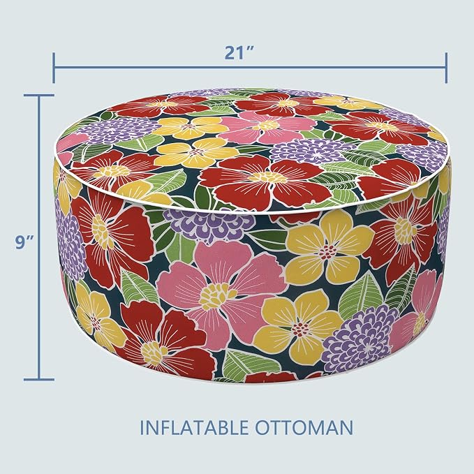 LVTXIII Inflatable Stool Ottoman Footrest - Image 3