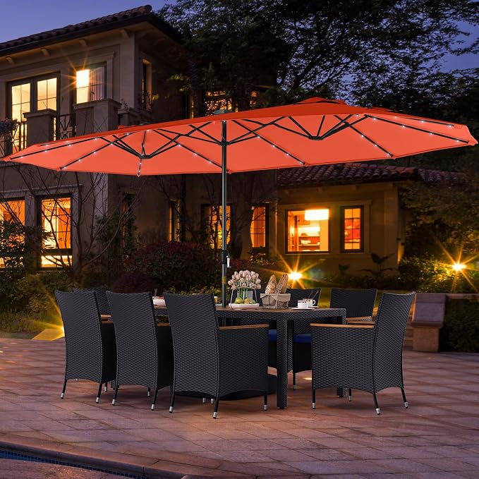 Tangkula 11 Pieces Patio Dining Set - Image 4