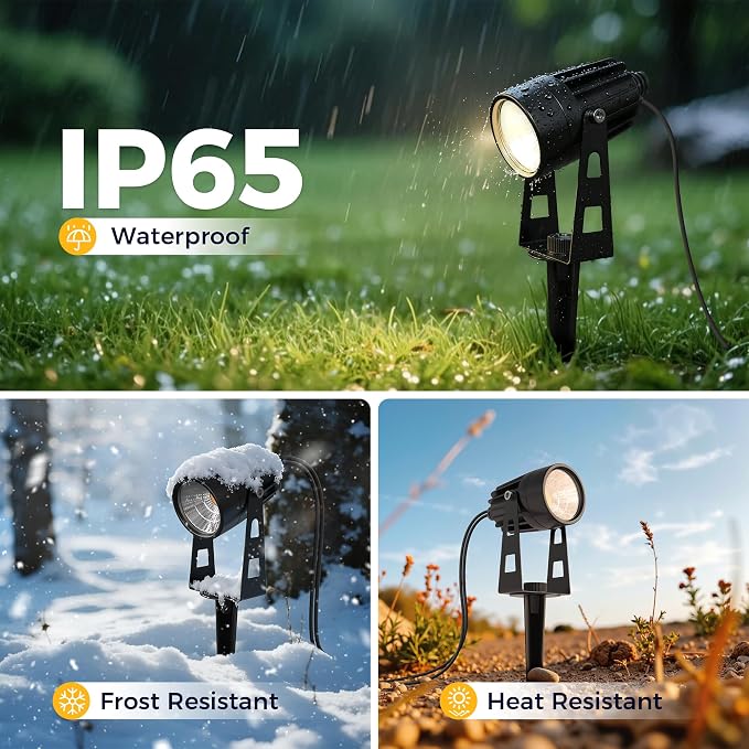 L LOHAS LED RGB Dusk to Dawn Low Voltage Landscape Lighting, IP65 Outdoor - Image 5