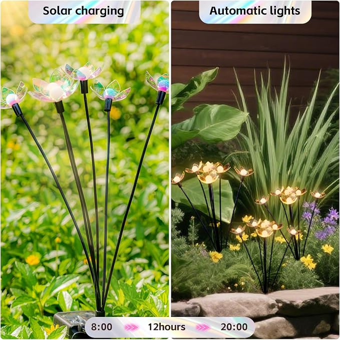 Solar Lights Outdoor, Solar Firefly Swaying Light - Image 3