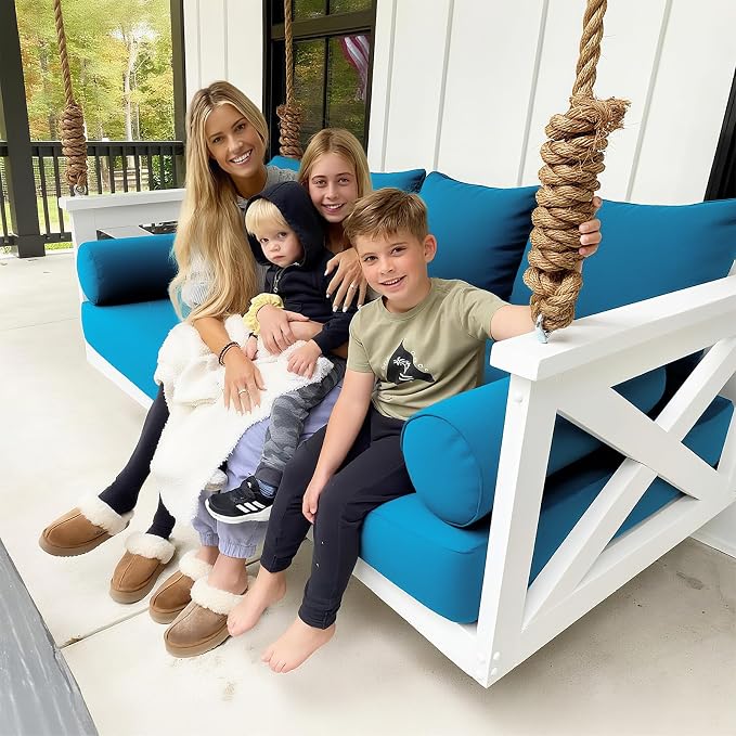 Olefin Twin Outdoor Porch Swing Bed Mattress Cover Waterproof, Twin Size Patio - Image 6