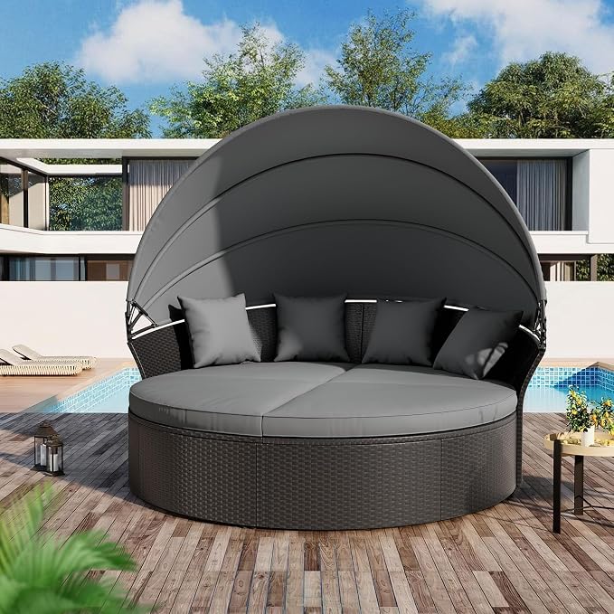Crownland Outdoor Round Daybed - Image 2