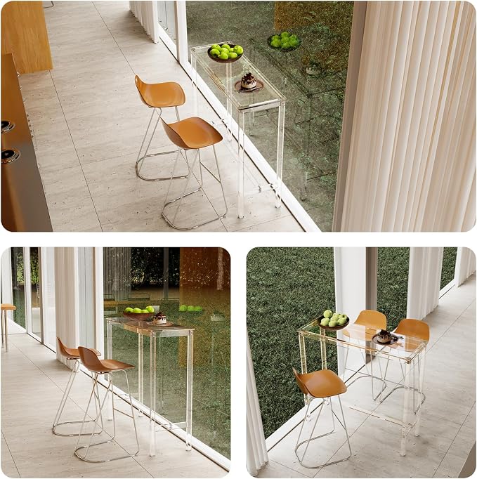 Sumerflos Acrylic Counter Height Table - Image 9