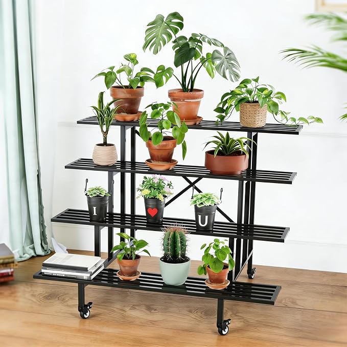 Zhongma 4 Tier Sturdy Metal Plant Stand - Image 2