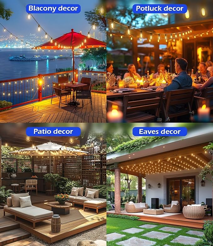 Tenmiro 200FT Outdoor String Lights, Ultra Long LED Patio Lights - Image 6