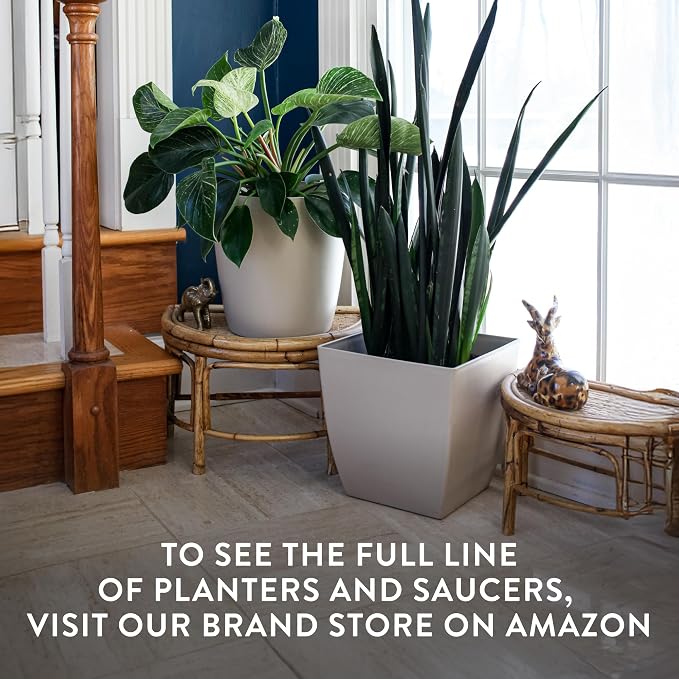 The HC Companies Aria Round Self-Watering Pot - Image 7
