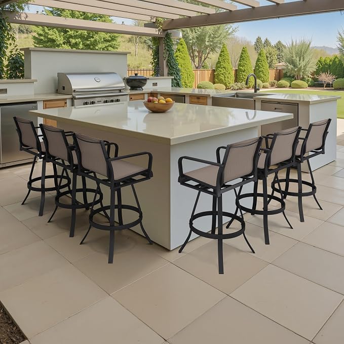 Crestlive Products Outdoor Swivel Bar Stools by CrestliveProducts