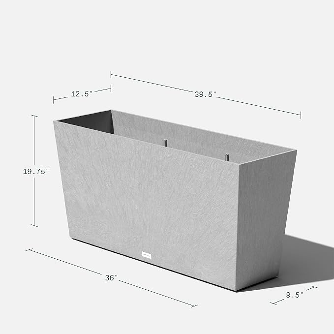 Veradek Pure Series Midori Trough Planter - Image 2