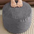 Pouf Ottoman Foot Stools with Foam Small Ottoman by WSOFRLAC