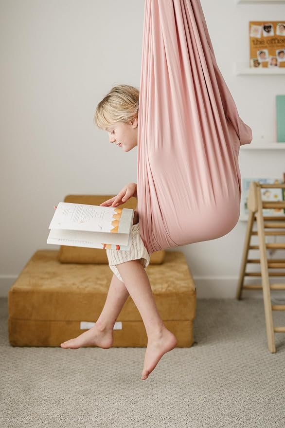 Marlowe & Co Indoor Outdoor Double Layer Cotton Sensory Compression Swing - Image 6