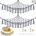 Stuffed Animal Hammock with LED Light, Large Stuffed Animals Storage Corner by CERETIA