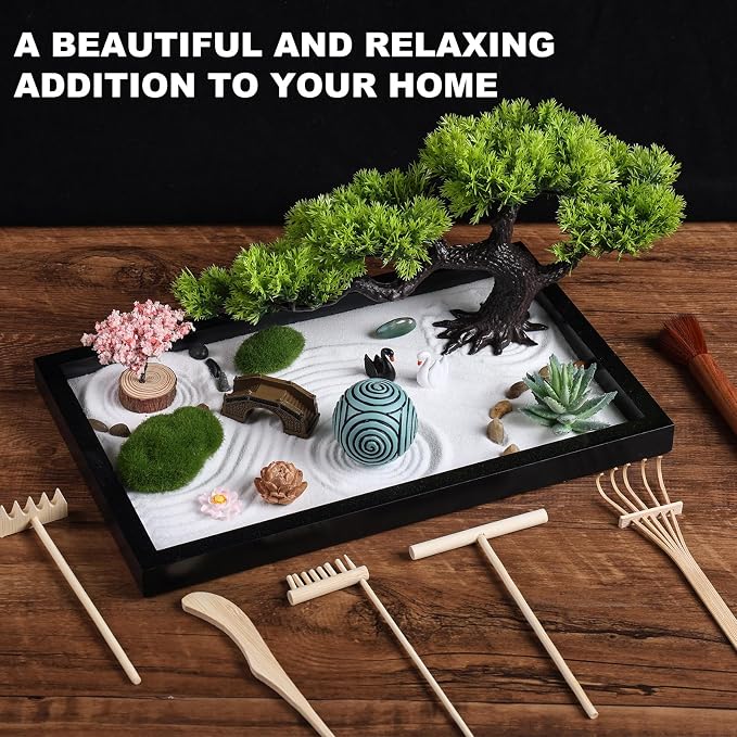 Zen Garden Kit for Desk Decor - Image 3