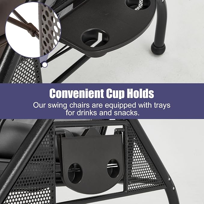GYUTEI 3-Seat Outdoor Patio Swing - Image 2