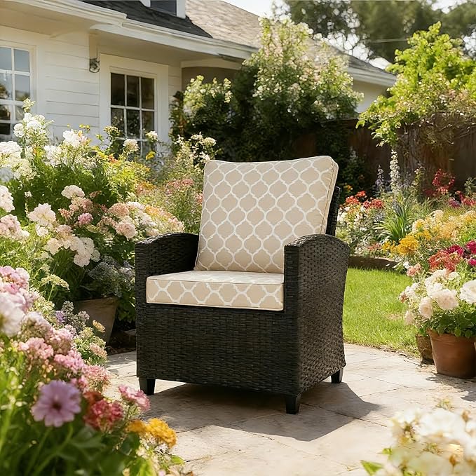 Goodgoods 24 x 28 Outdoor Patio Deep Seat Cushions 2-Pack, 1000+ Hours - Image 6