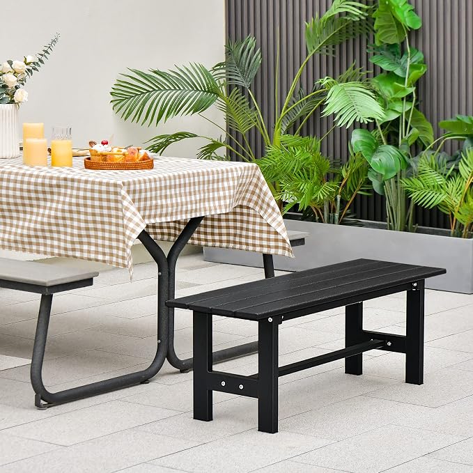 Giantex 2-Pack Outdoor Bench Seat - Image 4