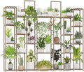 Bamworld Plant Shelf Indoor 30 Pots Large Plant Shelf Wide Tall Outdoor Plant by Bamworld