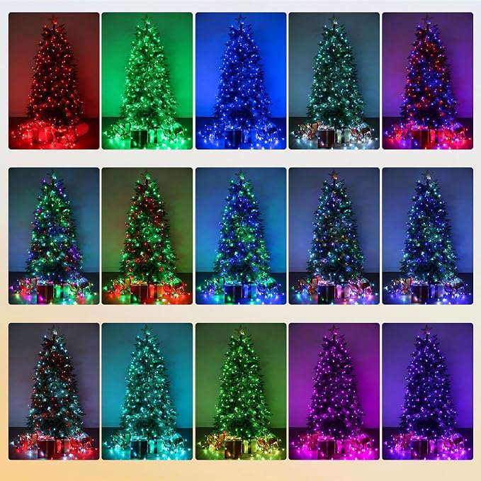 Joomer St. Patrick's Day Green String Lights - 66FT 200LED RGB String Lights - Image 4
