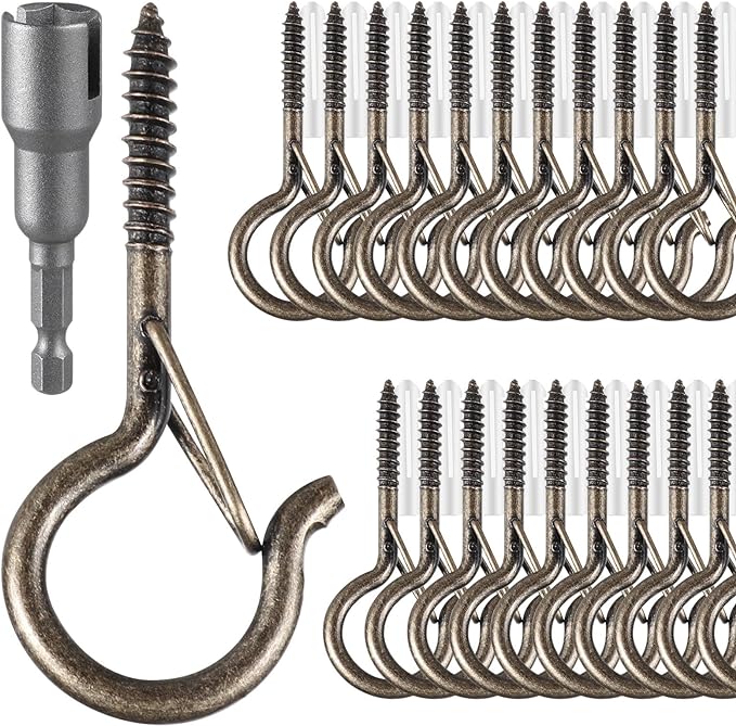 36 PCS Q-Hanger Hooks, Screw Hooks by FSAH
