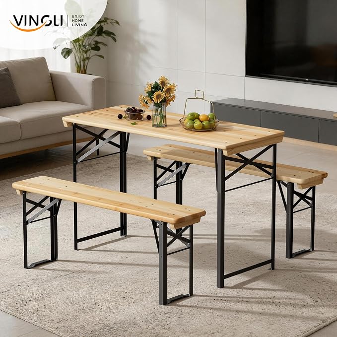 VINGLI 45 Inch Folding Picnic Tables - Image 7