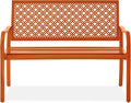 Best Choice Products Outdoor Bench 2-Person Metal Steel Benches Furniture by BestChoiceProducts