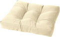 Cushion Source Tufted Ottoman Cushions, Sunbrella Canvas Vellum by CushionSource